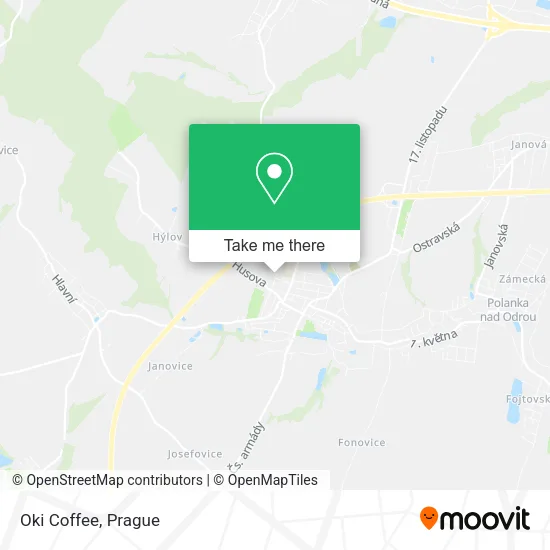 Карта Oki Coffee