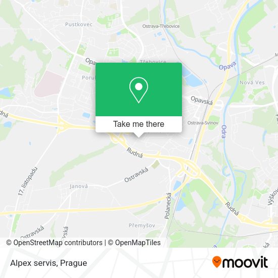Карта Alpex servis