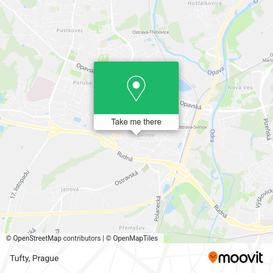 Карта Tufty