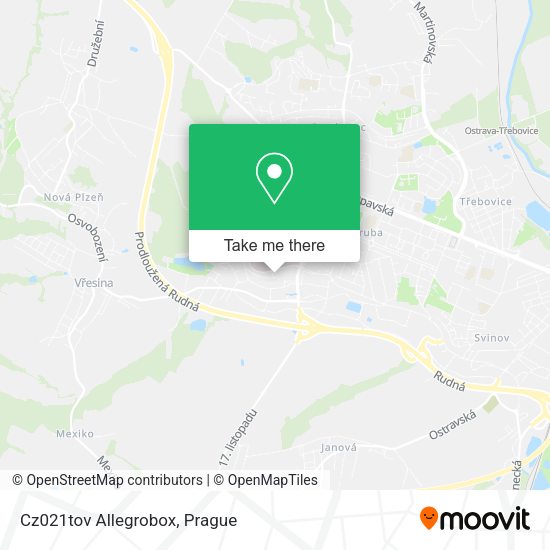 Карта Cz021tov Allegrobox