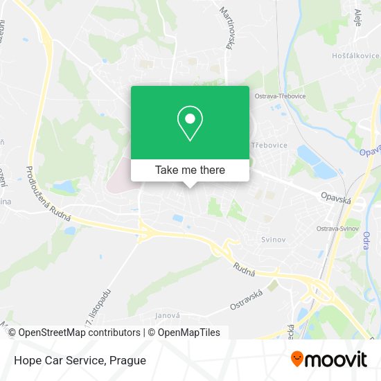 Карта Hope Car Service
