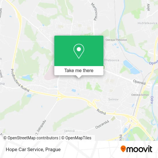 Карта Hope Car Service
