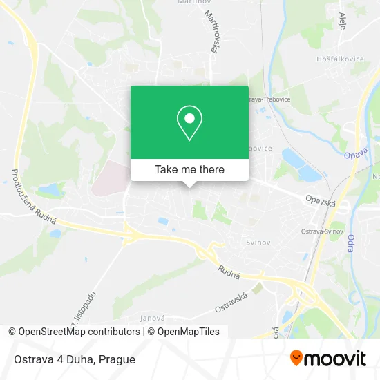 Карта Ostrava 4 Duha