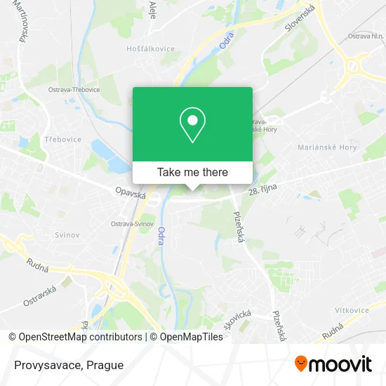 Карта Provysavace