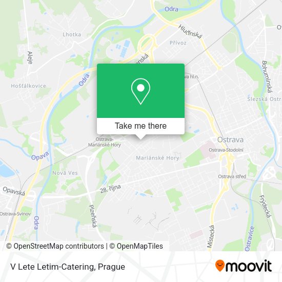 Карта V Lete Letim-Catering