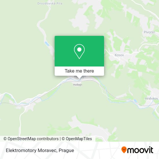 Карта Elektromotory Moravec