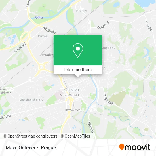 Карта Move Ostrava z