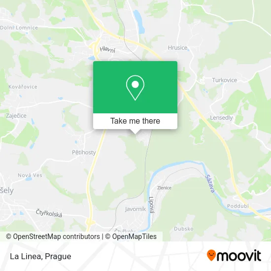 La Linea map