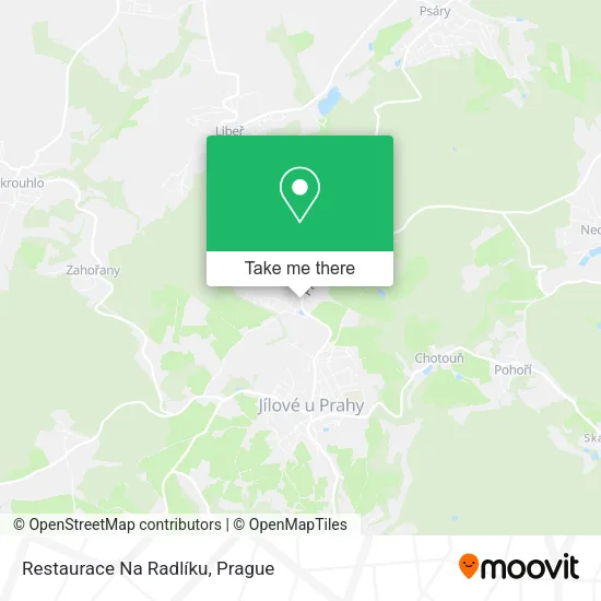 Карта Restaurace Na Radlíku