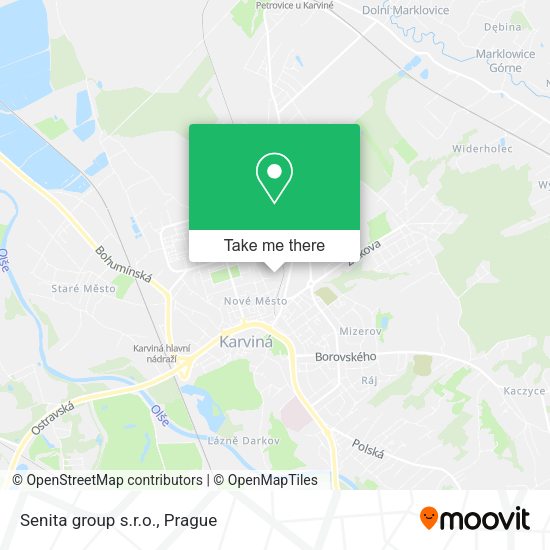 Карта Senita group s.r.o.