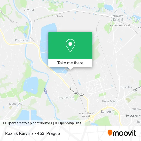 Карта Reznik Karviná - 453