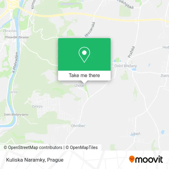 Kuliska Naramky map