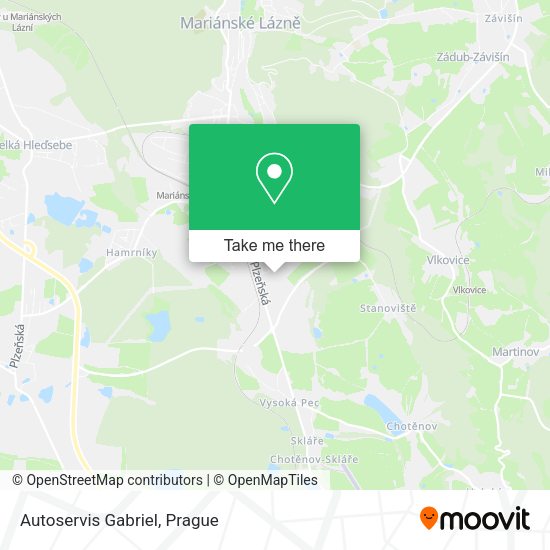 Карта Autoservis Gabriel