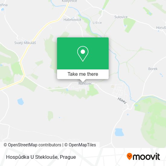 Карта Hospůdka U Steklouše