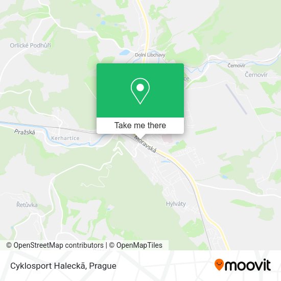 Карта Cyklosport Haleckã