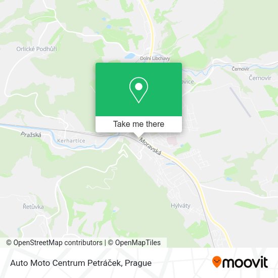 Карта Auto Moto Centrum Petráček