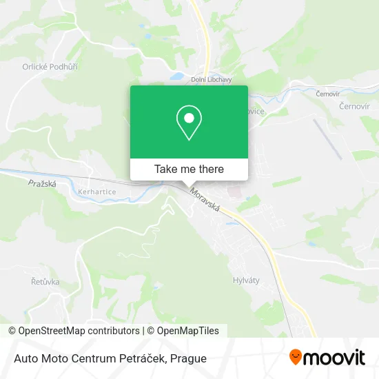 Карта Auto Moto Centrum Petráček