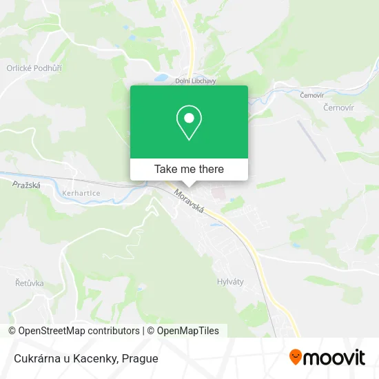 Карта Cukrárna u Kacenky