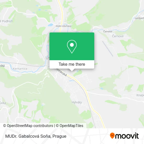 Карта MUDr. Gabalcová Soňa