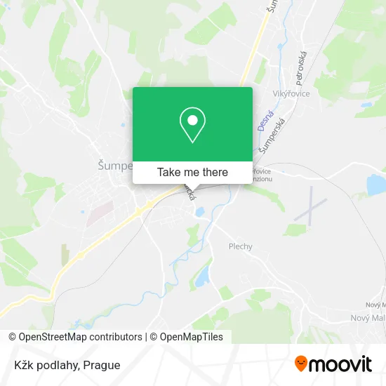 Kžk podlahy map
