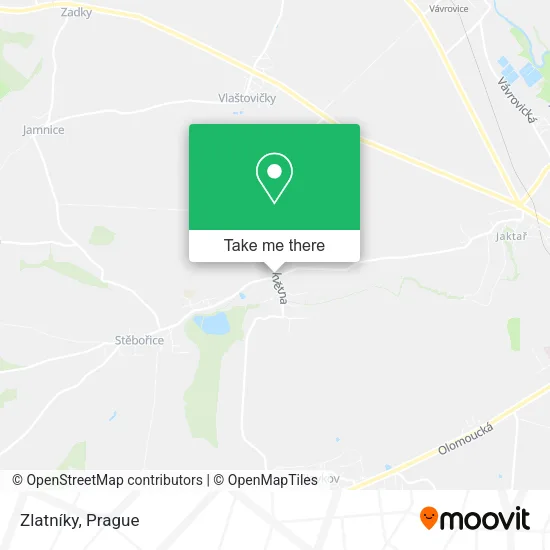 Карта Zlatníky