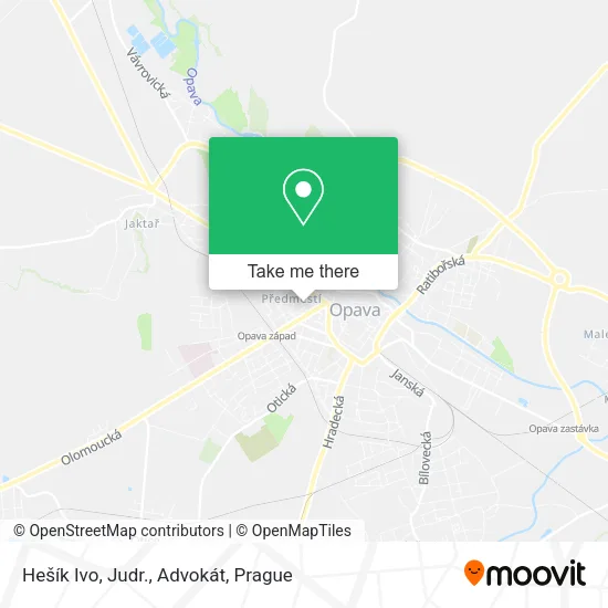 Карта Hešík Ivo, Judr., Advokát