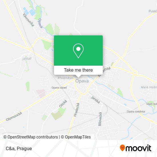 Карта C&a