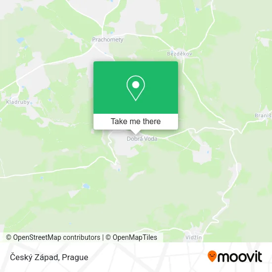 Карта Český Západ