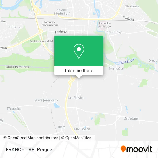 FRANCE CAR map