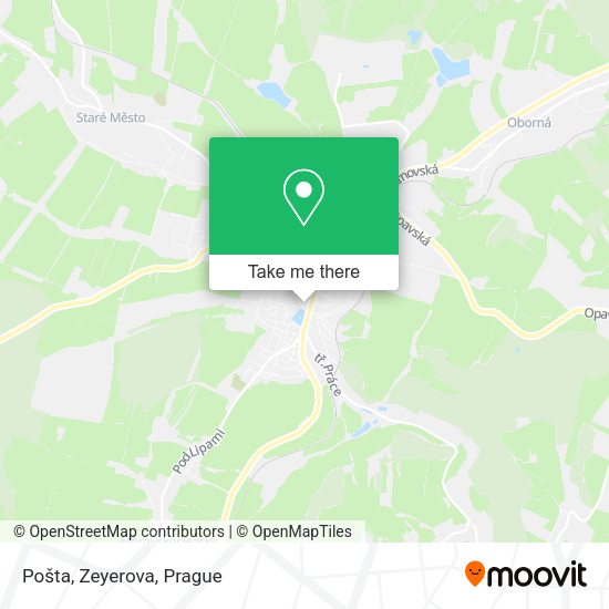 Карта Pošta, Zeyerova