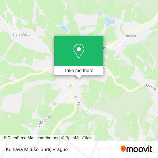 Карта Kulhavá Miluše, Judr