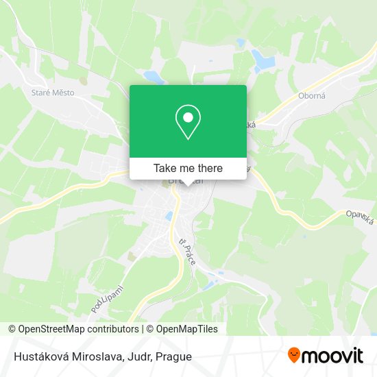 Карта Hustáková Miroslava, Judr