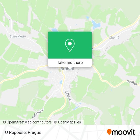 Карта U Repouše