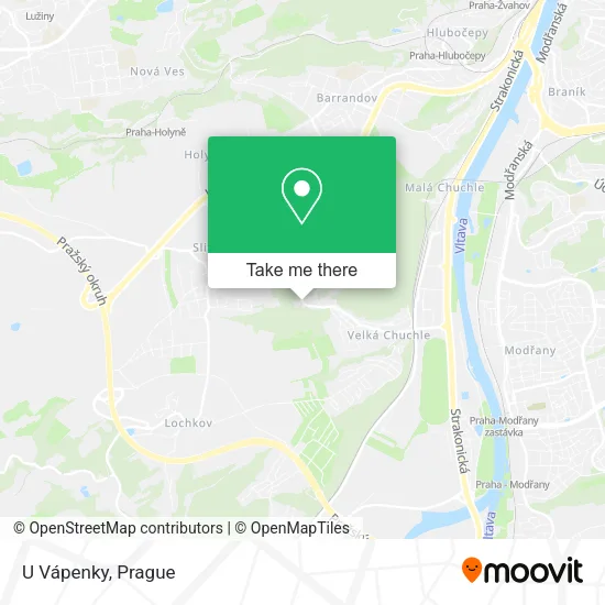 Карта U Vápenky