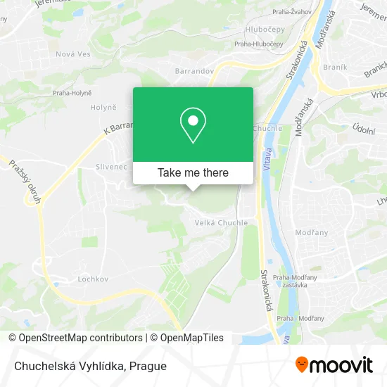 Карта Chuchelská Vyhlídka