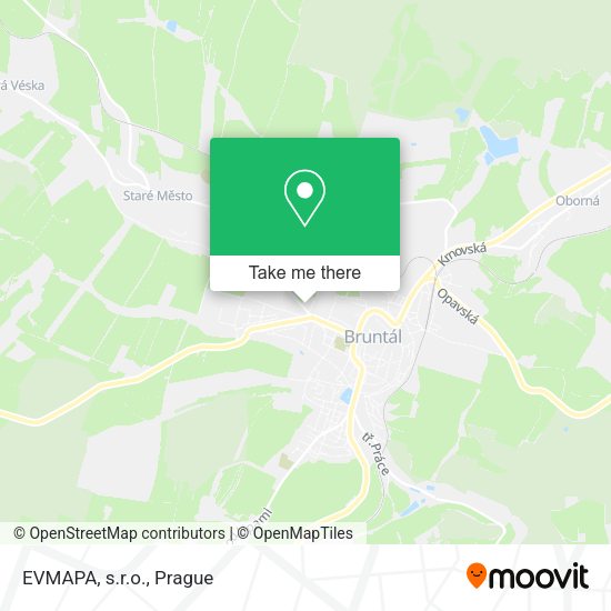 Карта EVMAPA, s.r.o.
