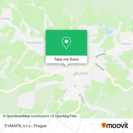 Карта EVMAPA, s.r.o.