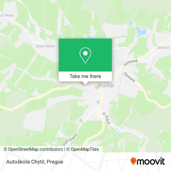 Карта Autoškola Chytil