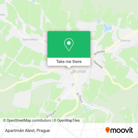 Карта Apartmán Alest