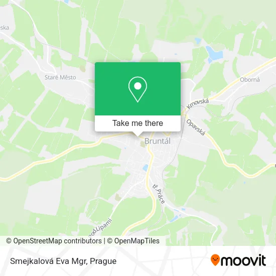 Карта Smejkalová Eva Mgr