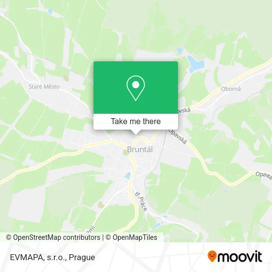 Карта EVMAPA, s.r.o.