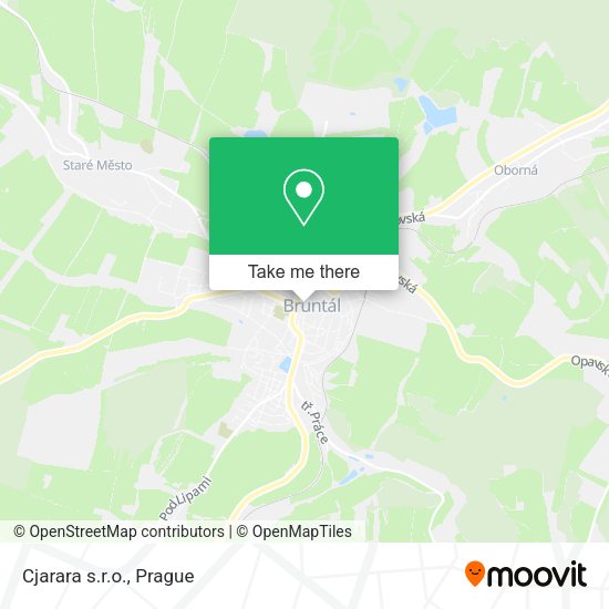 Карта Cjarara s.r.o.