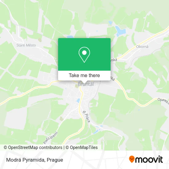 Карта Modrá Pyramida