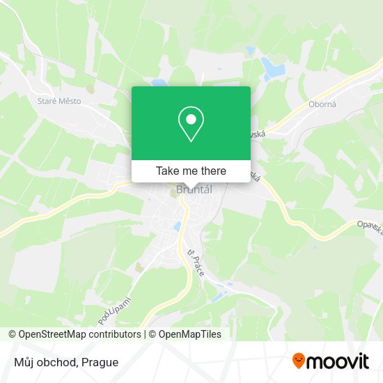 Карта Můj obchod