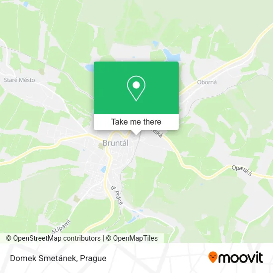 Карта Domek Smetánek