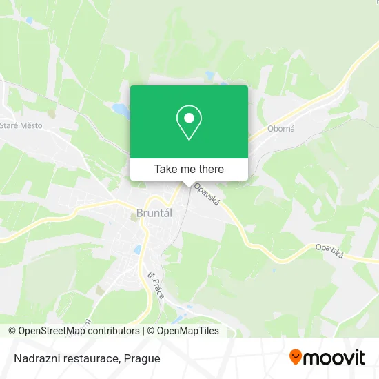 Карта Nadrazni restaurace