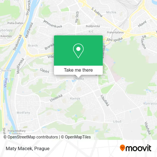 Карта Maty Macek