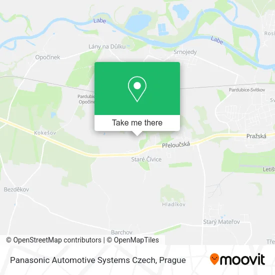 Карта Panasonic Automotive Systems Czech