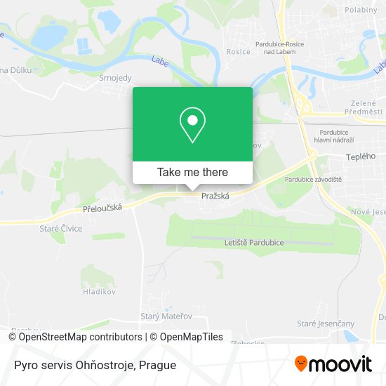 Карта Pyro servis Ohňostroje