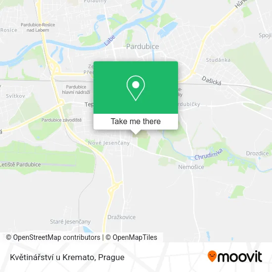 Květinářství u Kremato map